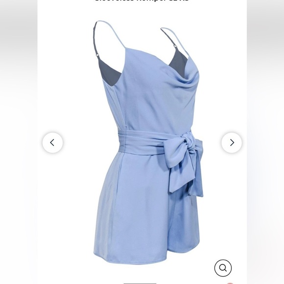 KEEPSAKE - Baby Blue Sleeveless Romper Sz XS - Picture 3 of 9